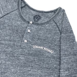 Chrome Hearts Banner Logo Raglan Melange Dark