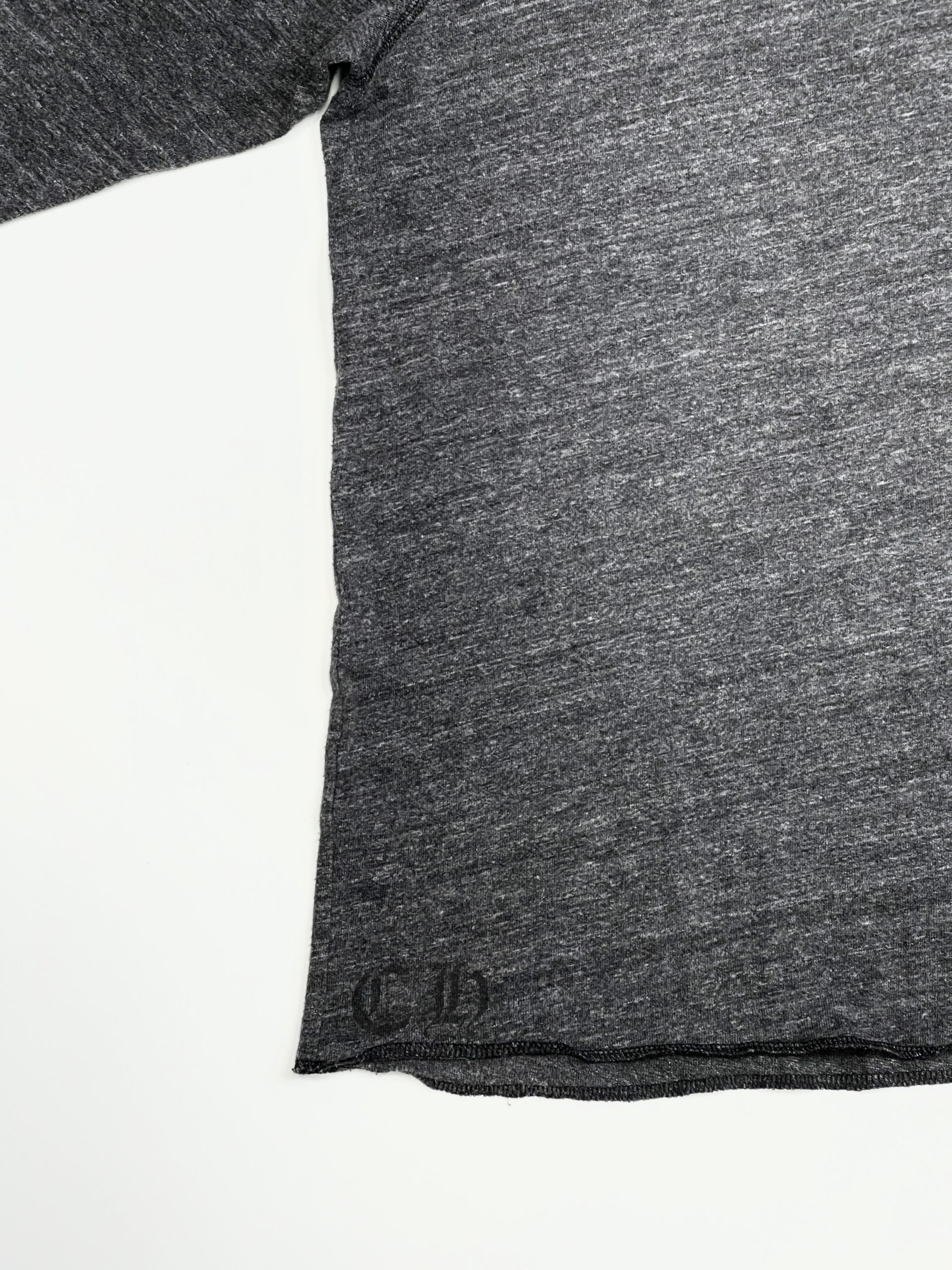 Chrome Hearts Banner Logo Raglan Melange Dark - obrazek 5