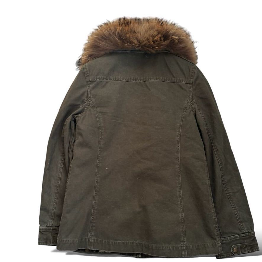 Vintage Military Leopard Fur Jacket - obrazek 2